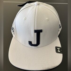 Under Armour baseball hat with J on it. NWT